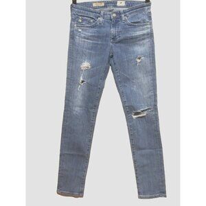 AG Adriano Goldschmied The Stevie Ankle jeans Slim 25R(28x27) distressed light
